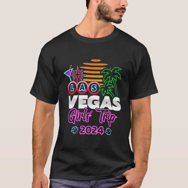 Flickor Resa 2024 - Party i Las Vegas - Vegas Girl T Shirt (Framsida)