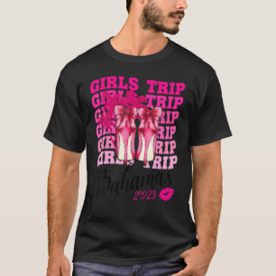 Flickor Resa Bahamas 2023 för kvinnor i Helg, fågl T Shirt
