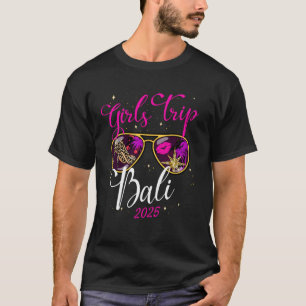 Flickor Resa Bali 2025 Vacation Womens Helg Birth T Shirt