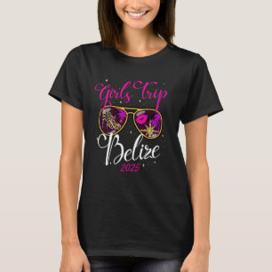 Flickor Resa Belize 2025 Shirt Vacation Helg Birt T