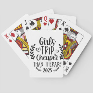 Flickor Resa billigare än terapi 2025 Casinokort