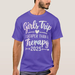Flickor Resa billigare än terapi 2025 T Shirt