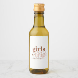 Flickor Resa billigare än terapi Vinetikett