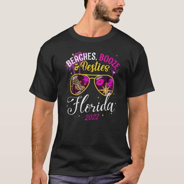 Flickor Resa Florida 2022 Vänsterstränder Sprit oc T Shirt (Framsida)