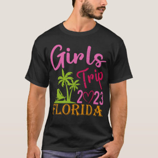 Flickor Resa Florida 2023 Girls Helg Sommarbuss T Shirt
