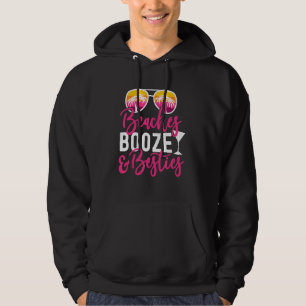 Flickor Resa Girls Helg Vänner vid Sprit och B Hoodie