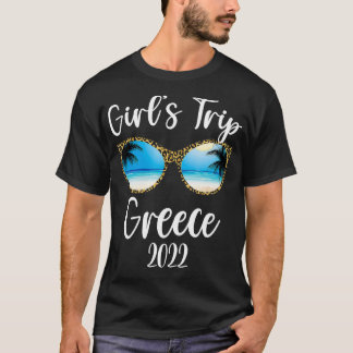 Flickor Resa Grekland 2022 Summan av bläckfiskar i T Shirt