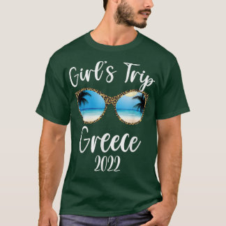 Flickor Resa Grekland 2022 Summan av bläckfiskar i T Shirt