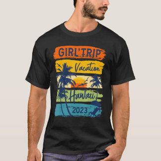 Flickor Resa Hawaii Hawaii 2023 Cute Girls Helg T Shirt