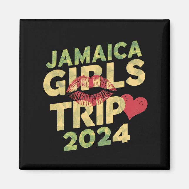 Flickor Resa Jamaica 2024 Helg sommaruppehåll Magnet (Framsidan)