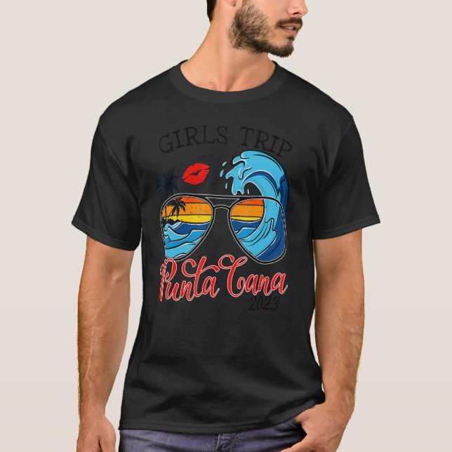 Flickor Resa Punta Cana 2023 Vacation för kvinnor  T Shirt (Framsida)