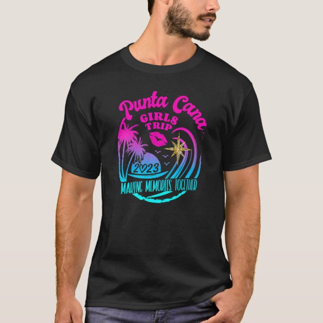 Flickor Resa Punta Cana 2023 Vacation för kvinnor  T Shirt (Framsida)