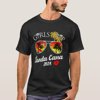 Flickor Resa Punta Cana 2024 Könsdag i Helg T Shirt