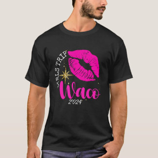 Flickor Resa Waco 2024 Shirt Womens Helg Birthday T
