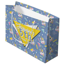 Flickor Retro Lila Unicorn Birthday