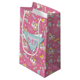 Flickor Retro Rosa Unicorn Birthday