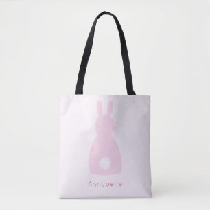 Flickor Rodnar Rosa Kanin Rabbit Tygkasse