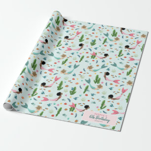 Flickor Rosa Magic Cute under Havsdagen Presentpapper
