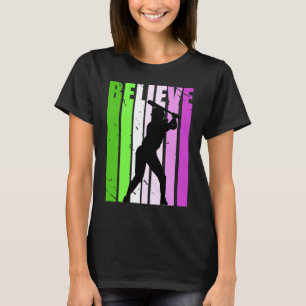 Flickor Softball Birthday Compete Team Womens Beli T Shirt