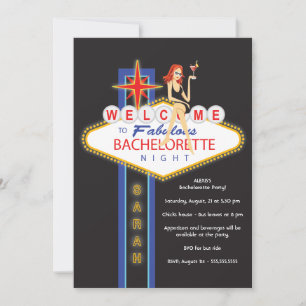 Flickor som är ute efter Bachelorette Party-inbjud Inbjudningar