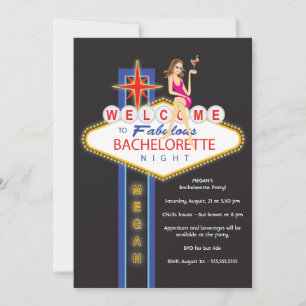 Flickor som är ute efter Bachelorette Party-inbjud Inbjudningar