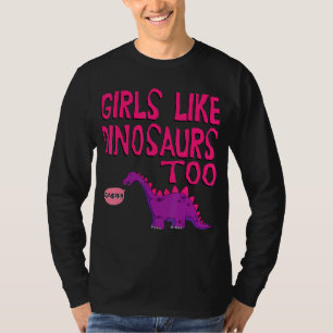 Flickor som dinosaurier för kute Jurassic Tee