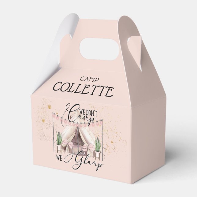 Flickor som glampar Födelsedagsfest under stjärnor Presentaskar (Framsidan Sidan)