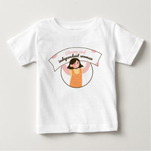 Flickor som håller upp en Orange T Shirt