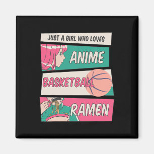 Flickor som Kärlek Anime Bysketbyll och Ramen Kawa Magnet