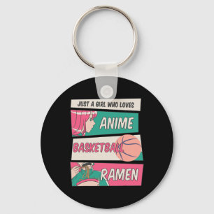 Flickor som Kärlek Anime Bysketbyll och Ramen Kawa Nyckelring