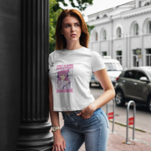 Flickor som Kärlek Anime-citat T Shirt