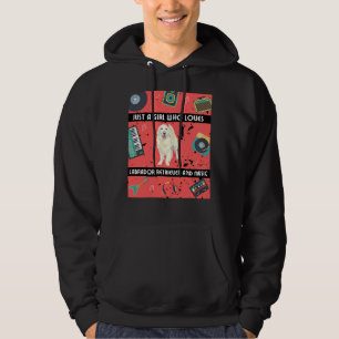 Flickor som Kärlek Labrador Retriever Labrador Ret Hoodie