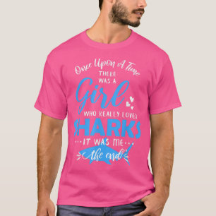 Flickor som Kärlek Sharks Girls Shark Gift Shark N T Shirt