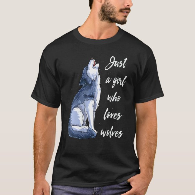 Flickor som Kärlek Vargar 4 T Shirt (Framsida)