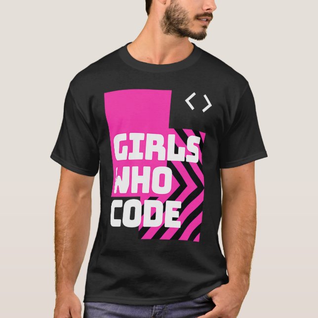 Flickor som kodar coolan t shirt (Framsida)