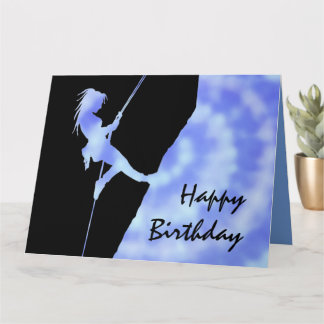 Flickor som lämnar klimat- och klimatet Birthday C Kort