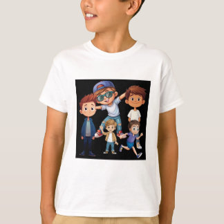 Flickor som spelar T-shirt-design T Shirt