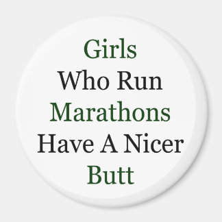 Flickor som Springa Marathons har en Nicer Butt Magnet