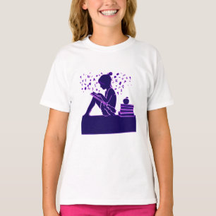 Flickor som studerar och läser bokar t shirt