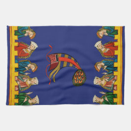 Flickor som tittar kökshandduk