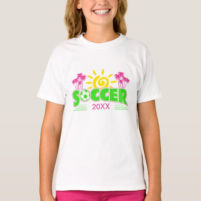 Flickor Soshine Handflatan Träd T Shirt (Framsida)