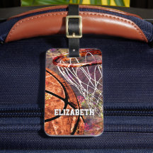 Flickor Sports Basketball lila rosa hennes namn