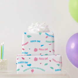 Flickor Sten på klätterväggen Pappra Presentpapper