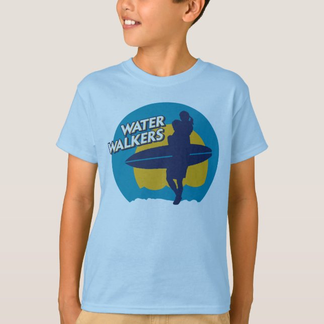 Flickor storleksanpassar: Stort bekläda trycket T-shirt (Framsida)