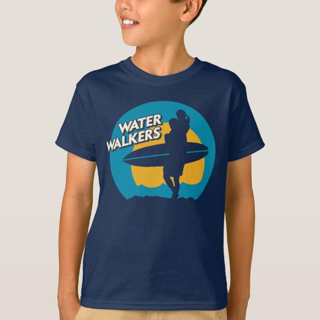 Flickor storleksanpassar: Stort bekläda trycket Tee (Framsida)