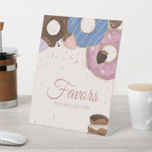 Flickor Sweet Donut Pastel Favors Birthday