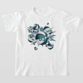 Flickor, tekornstjärnor för sport t shirt