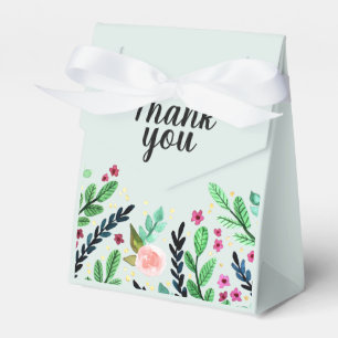 Flickor, Trendig Vattenfärgslådor, Blommigt Baby Presentaskar