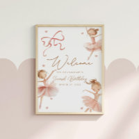 Flickor Tutu Cute Boho Ballerina Birthday Välkomme