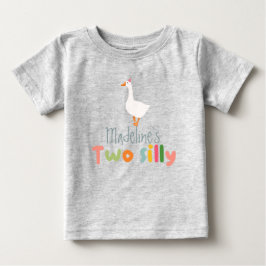 Flickor Två Dumma Gås 2-årsdag T Shirt